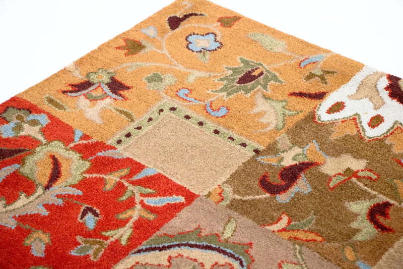 Wollen tapijt - 189 x 136 cm - veelkleurig