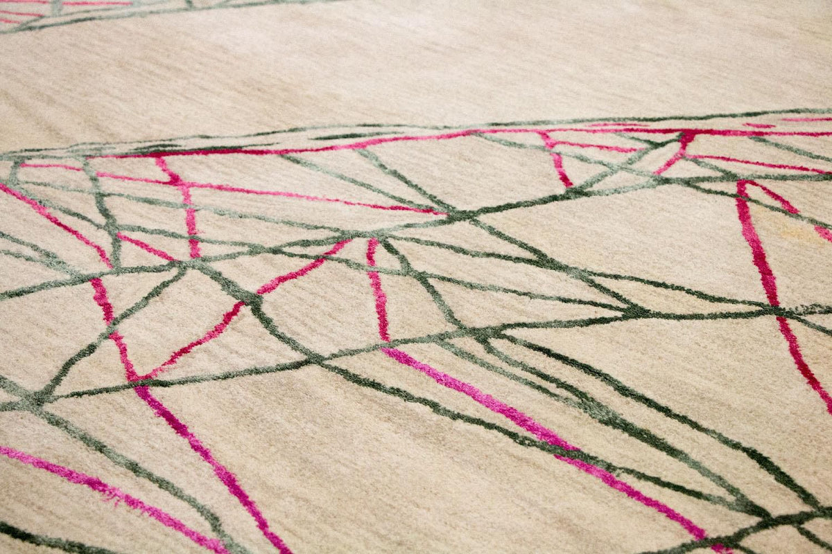 Designer tapijt - 242 x 154 cm - beige