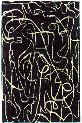 Designer tapijt - 243 x 152 cm - blauw