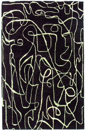 Designer tapijt - 243 x 152 cm - blauw