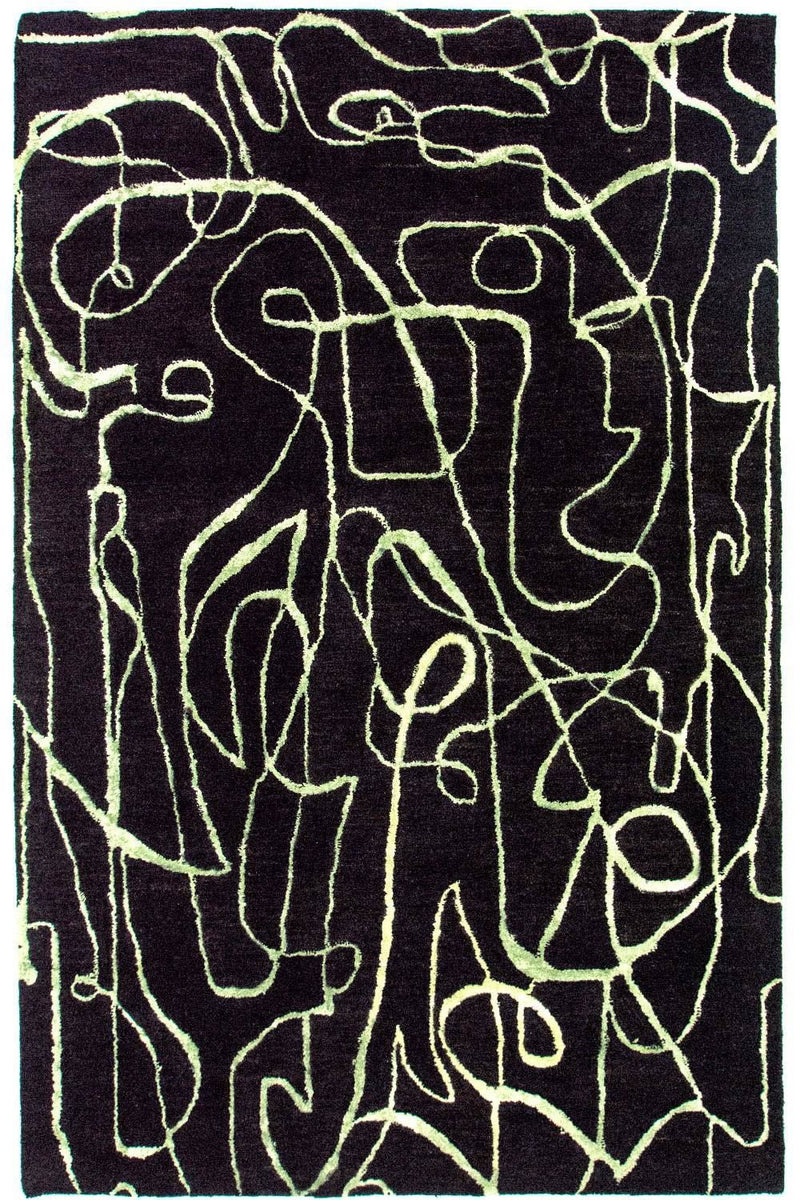 Designer tapijt - 243 x 152 cm - blauw