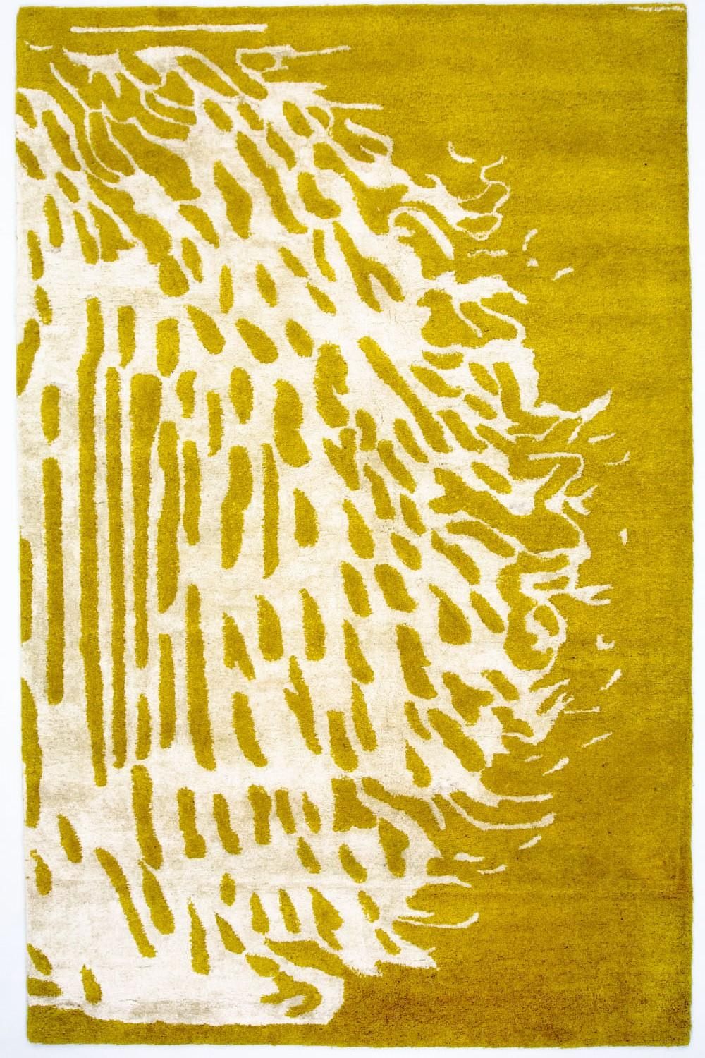 Designer tapijt - 244 x 153 cm - lichtgroen