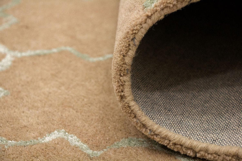 Wollen tapijt - 244 x 155 cm - beige