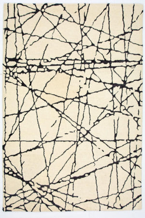 Designer tapijt - 181 x 121 cm - beige