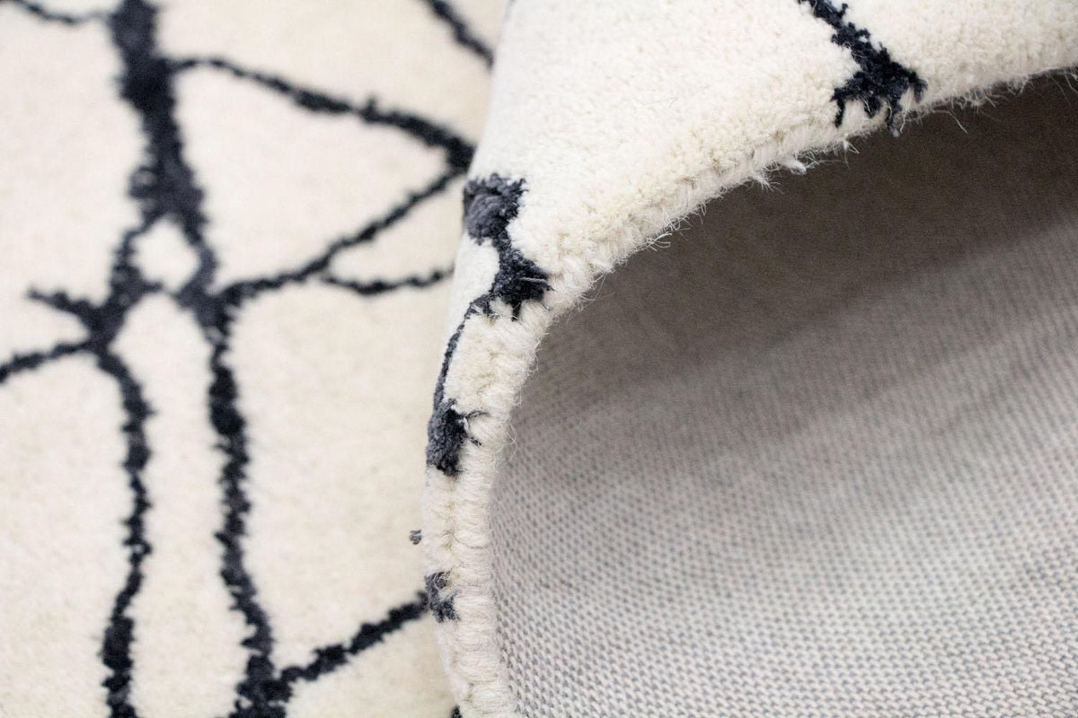 Designer tapijt - 181 x 121 cm - beige