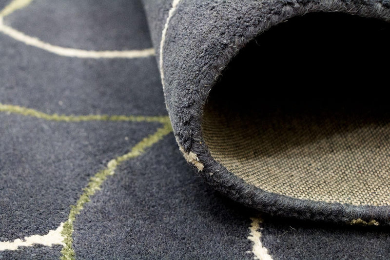 Designer tapijt - 242 x 152 cm - blauw