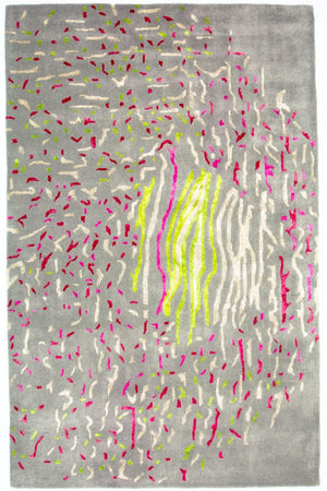 Designer tapijt - 245 x 143 cm - grijs