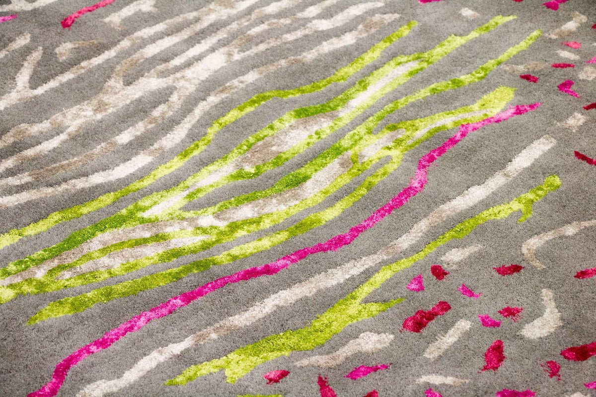 Designer tapijt - 245 x 143 cm - grijs