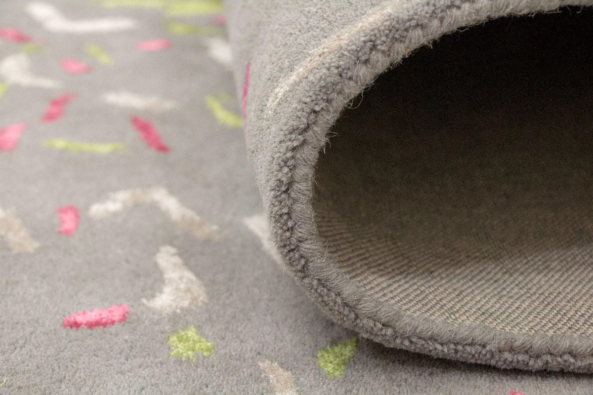 Designer tapijt - 245 x 143 cm - grijs