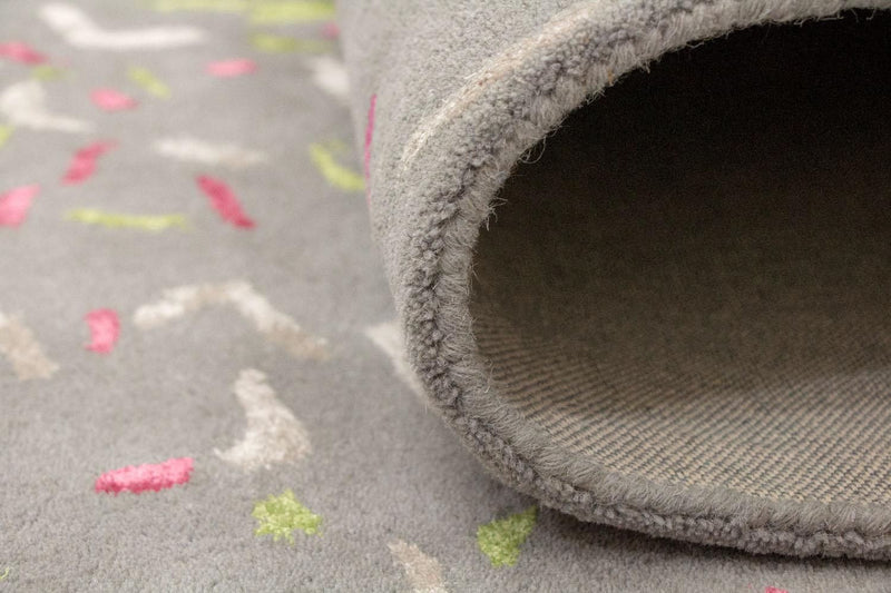 Designer tapijt - 245 x 143 cm - grijs