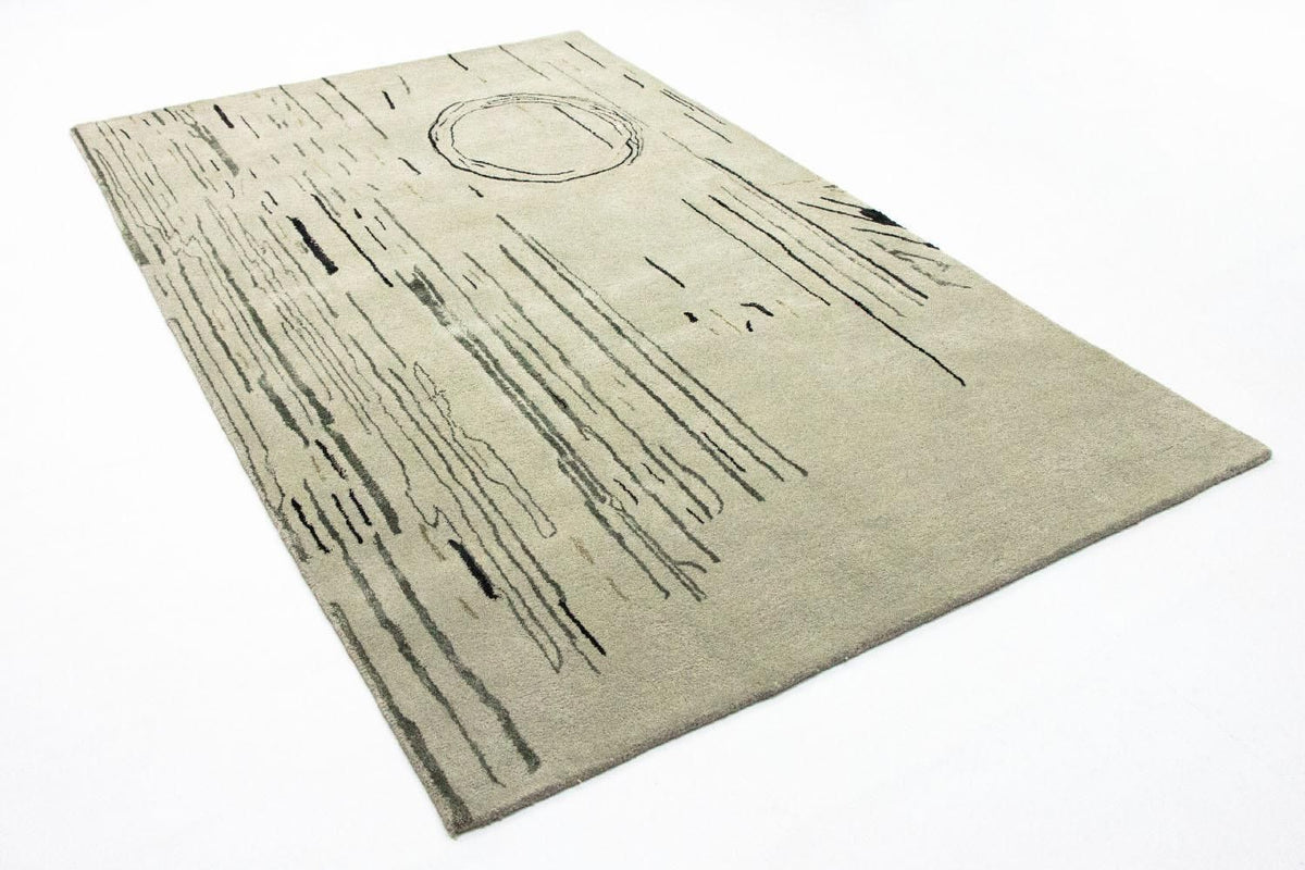 Designer tapijt - 245 x 153 cm - zilver