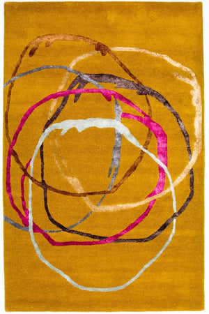 Designer tapijt - 245 x 155 cm - oranje