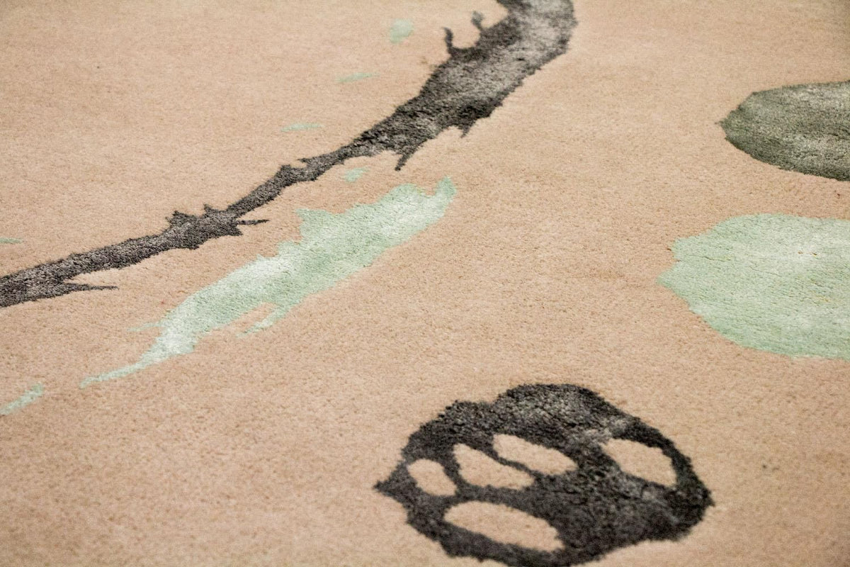 Designer tapijt - 179 x 121 cm - beige