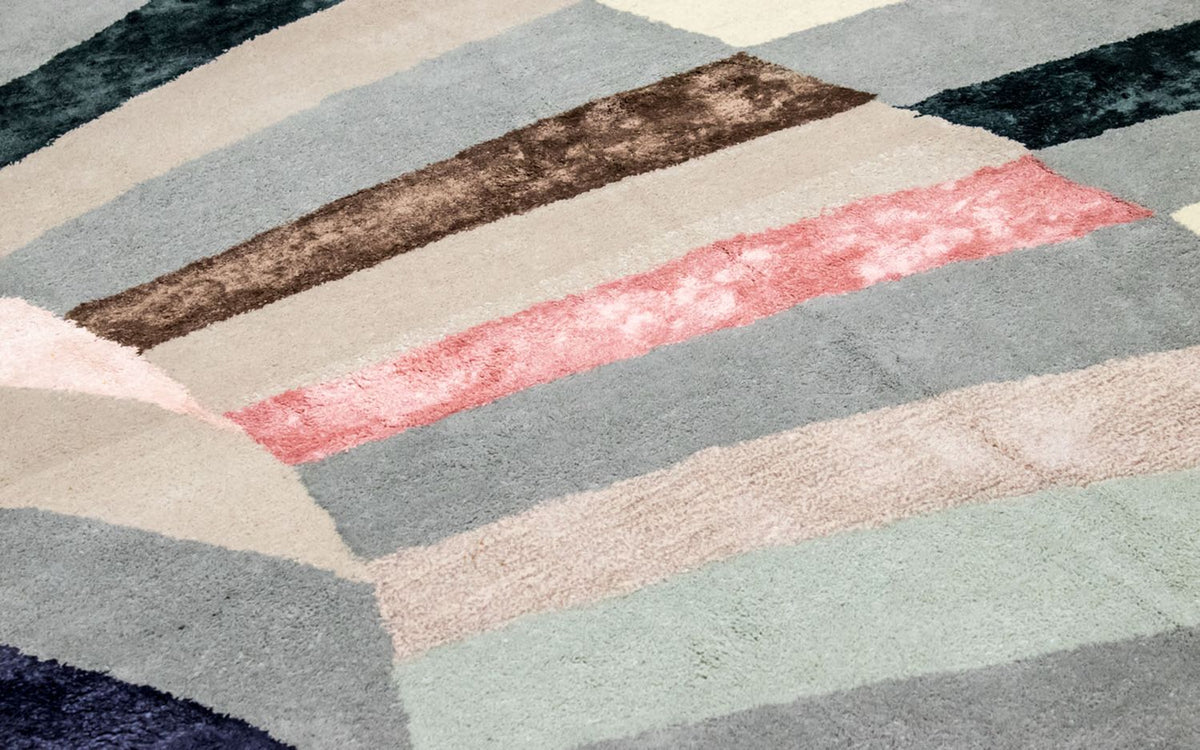 Designer tapijt - 300 x 250 cm - gekleurd