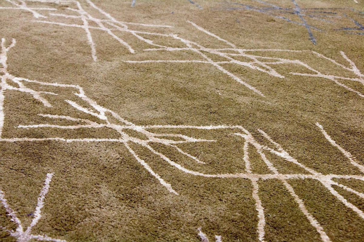 Designer tapijt - 182 x 122 cm - groen