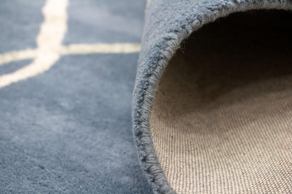 Designer tapijt - 240 x 153 cm - blauw