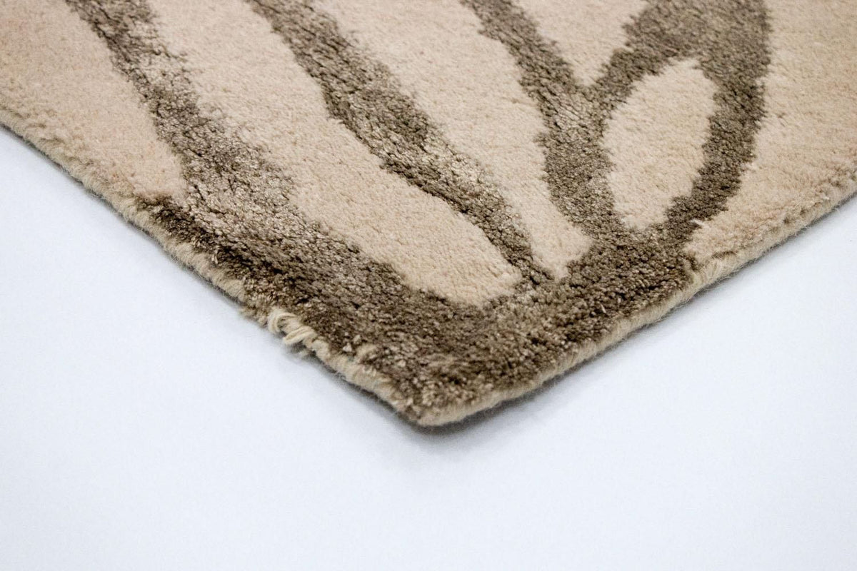 Designer tapijt - 196 x 135 cm - beige