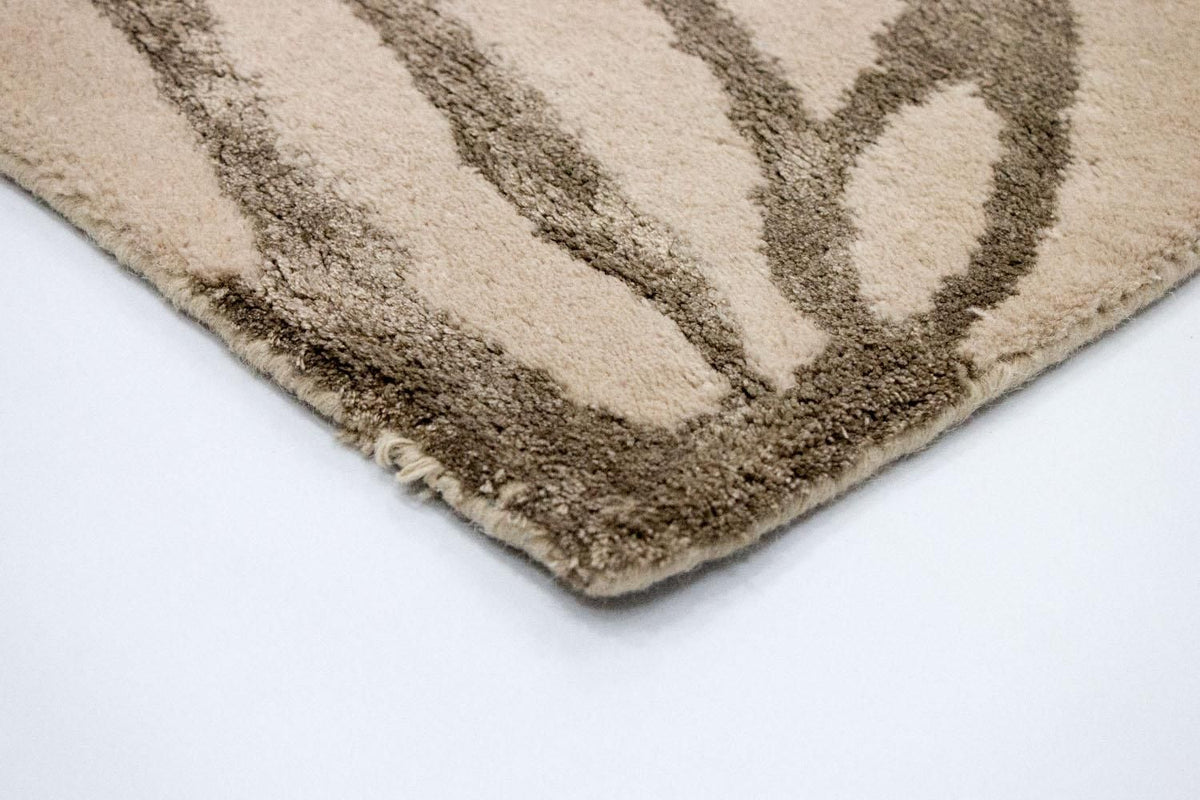 Designer tapijt - 196 x 135 cm - beige