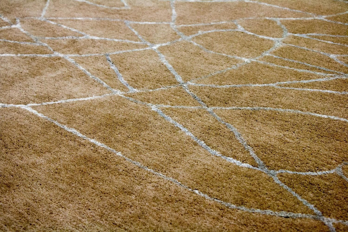 Designer tapijt - 243 x 150 cm - bruin