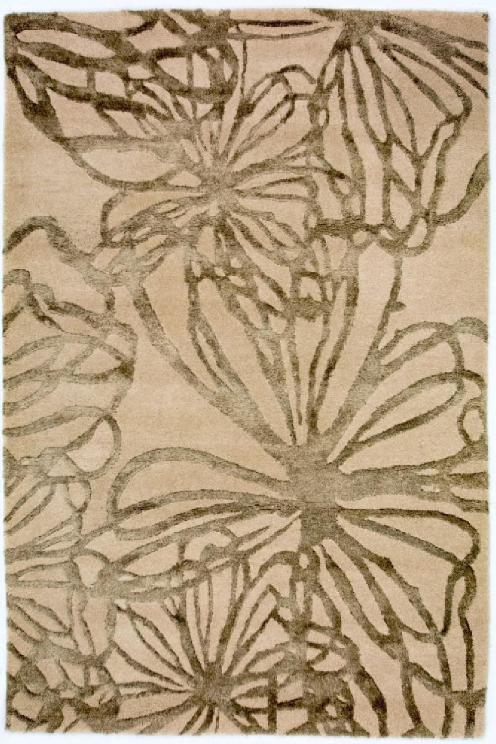 Designer tapijt - 193 x 134 cm - beige