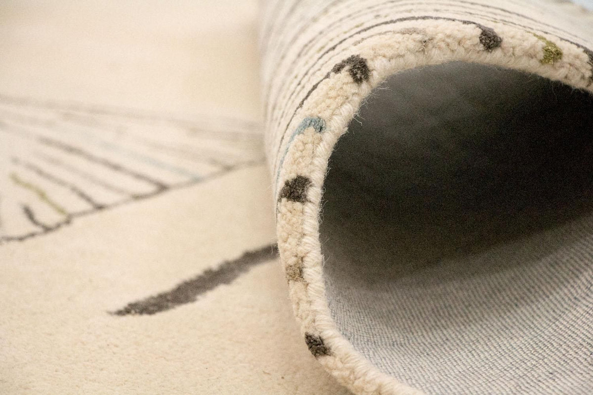 Designer tapijt - 243 x 151 cm - beige