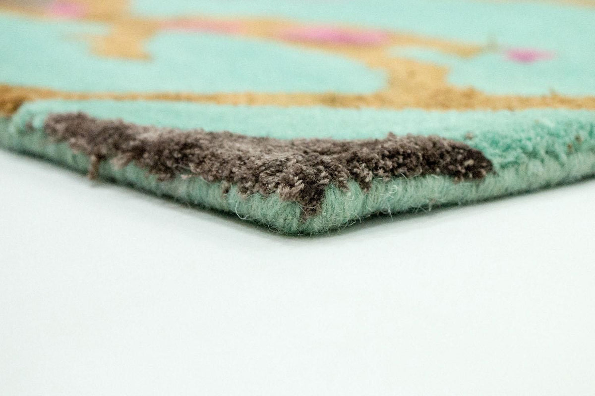 Designer tapijt - 248 x 154 cm - turkoois