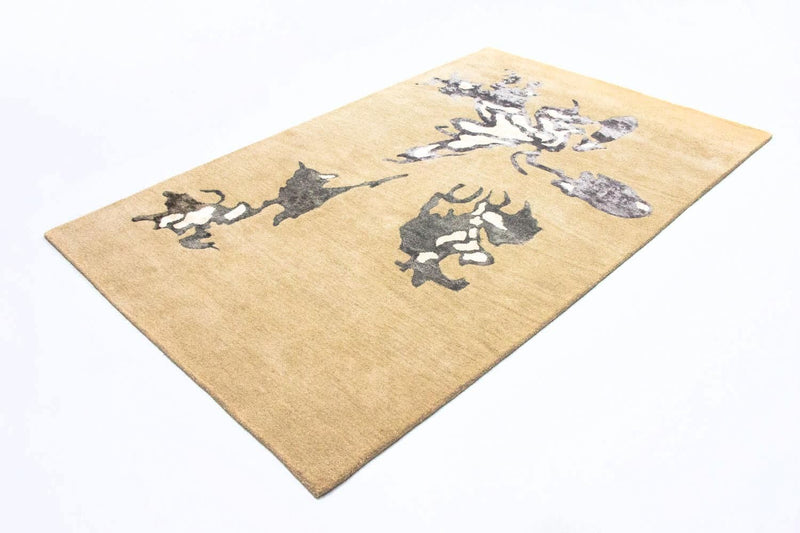 Designer tapijt - 241 x 154 cm - beige
