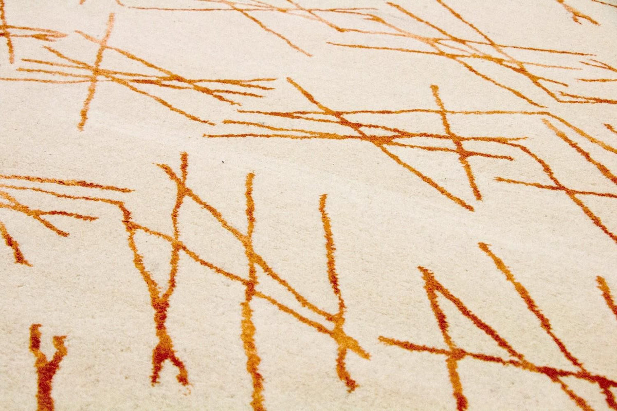 Designer tapijt - 199 x 137 cm - beige