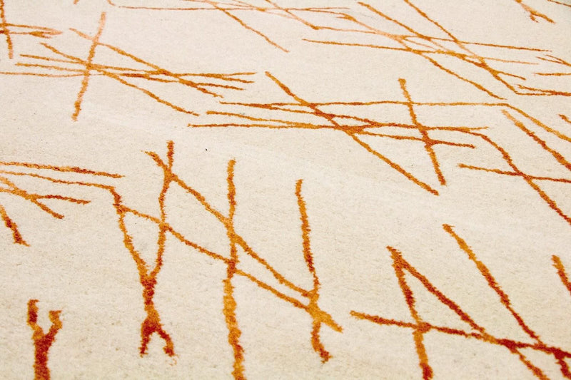 Designer tapijt - 199 x 137 cm - beige