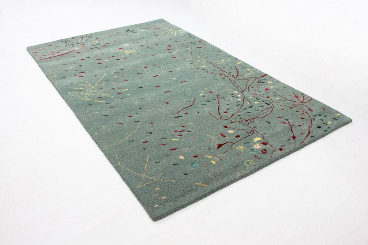 Designer tapijt - 243 x 156 cm - lichtblauw