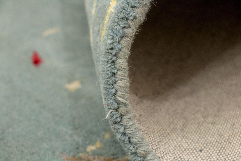 Designer tapijt - 243 x 156 cm - lichtblauw