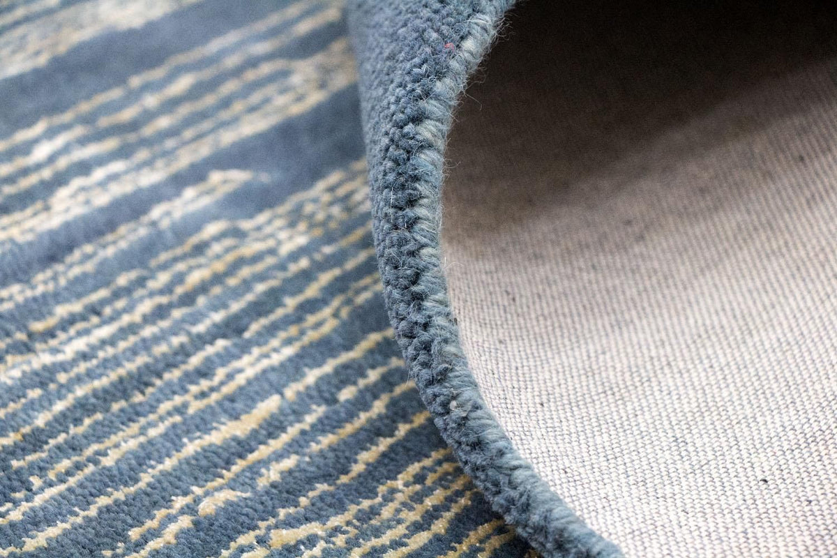 Designer tapijt - 246 x 154 cm - blauw