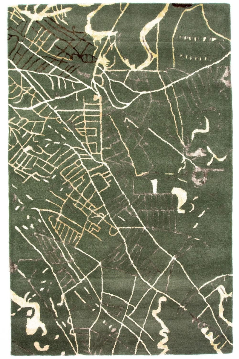 Designer tapijt - 243 x 154 cm - groen