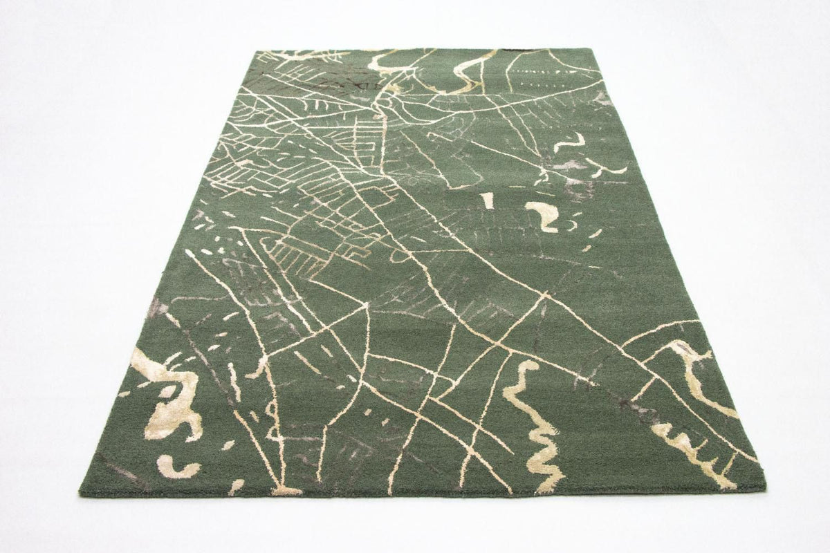 Designer tapijt - 243 x 154 cm - groen