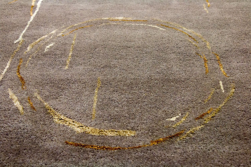 Designer tapijt - 242 x 151 cm - bruin