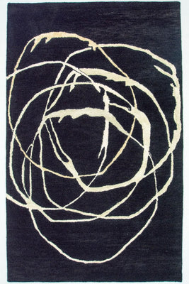 Designer tapijt - 245 x 153 cm - blauw