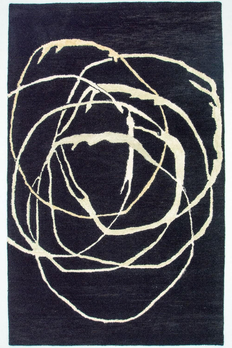 Designer tapijt - 245 x 153 cm - blauw