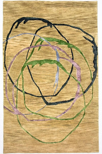 Designer tapijt - 243 x 152 cm - veelkleurig