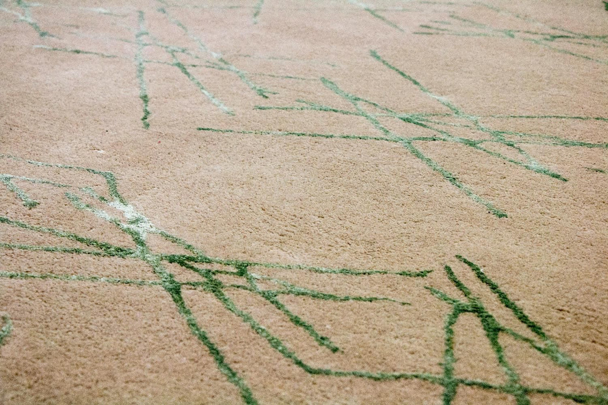 Designer tapijt - 198 x 136 cm - beige