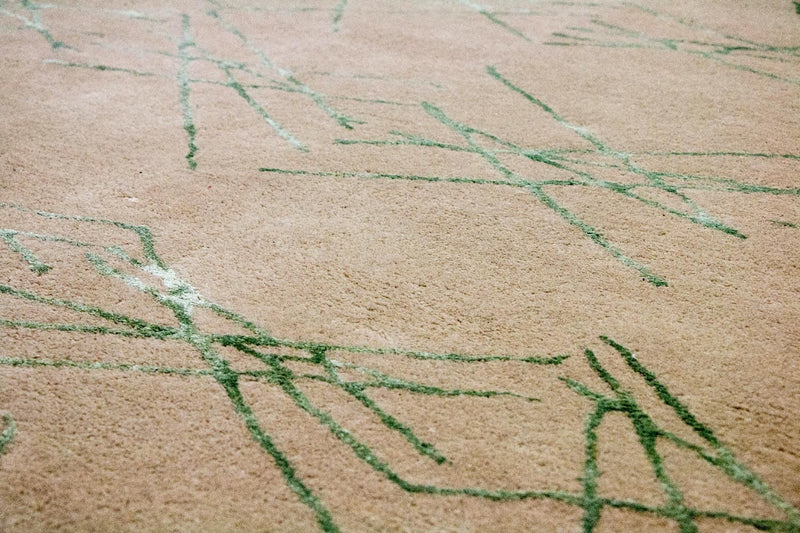 Designer tapijt - 198 x 136 cm - beige