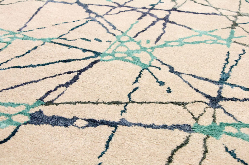 Designer tapijt - 197 x 136 cm - beige