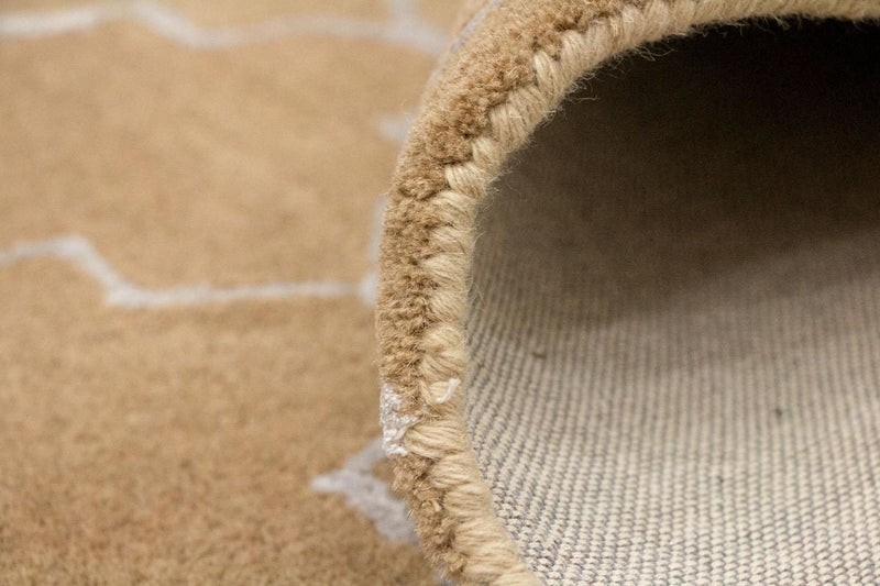 Wollen tapijt - 243 x 156 cm - beige