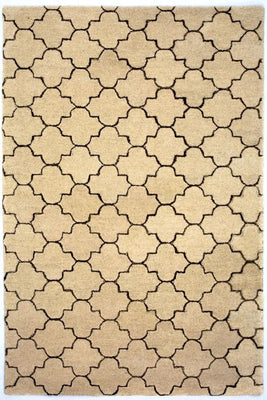 Wollen tapijt - 245 x 156 cm - beige