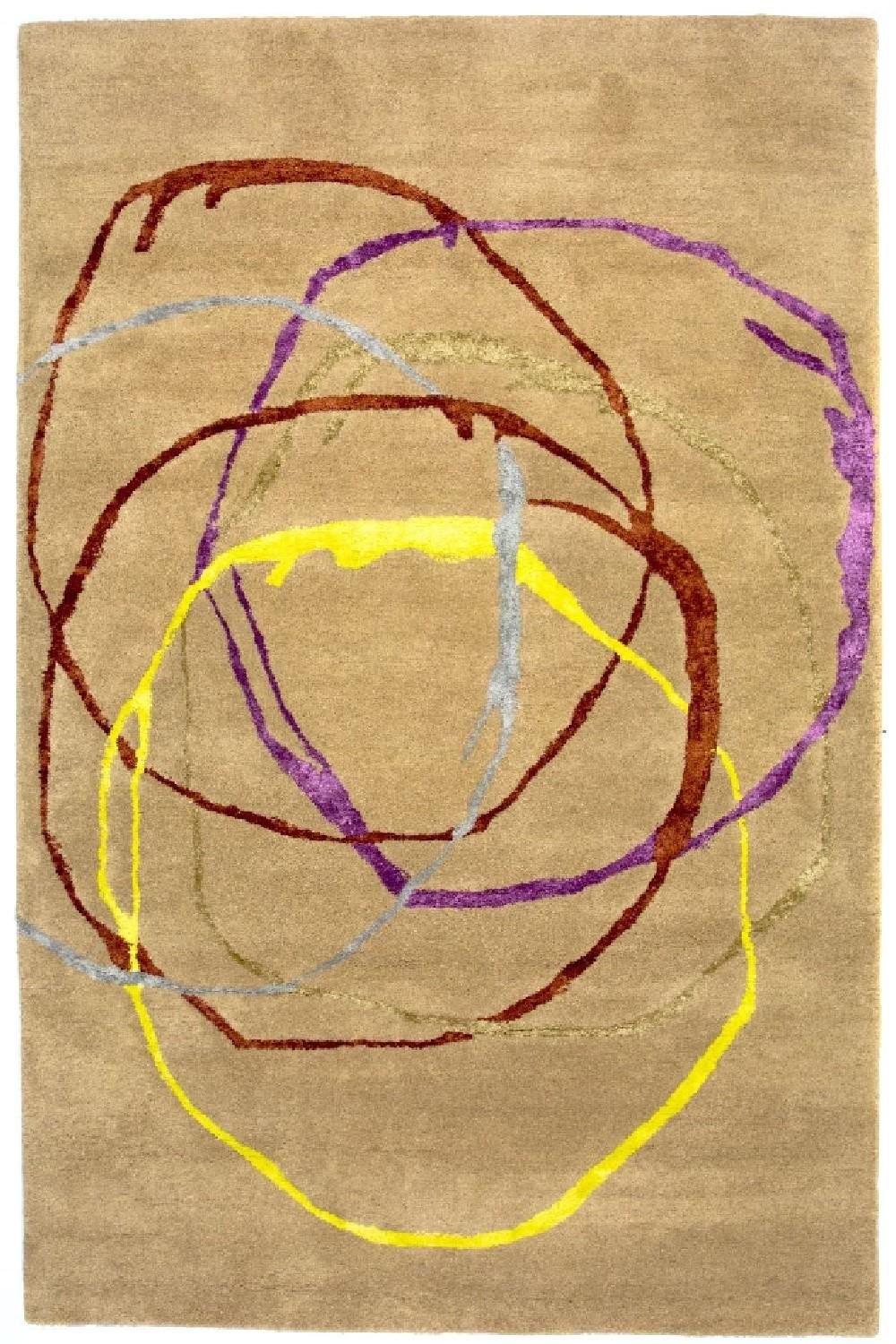 Designer tapijt - 246 x 152 cm - beige