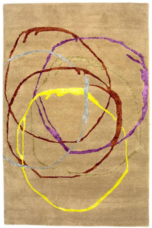 Designer tapijt - 246 x 152 cm - beige