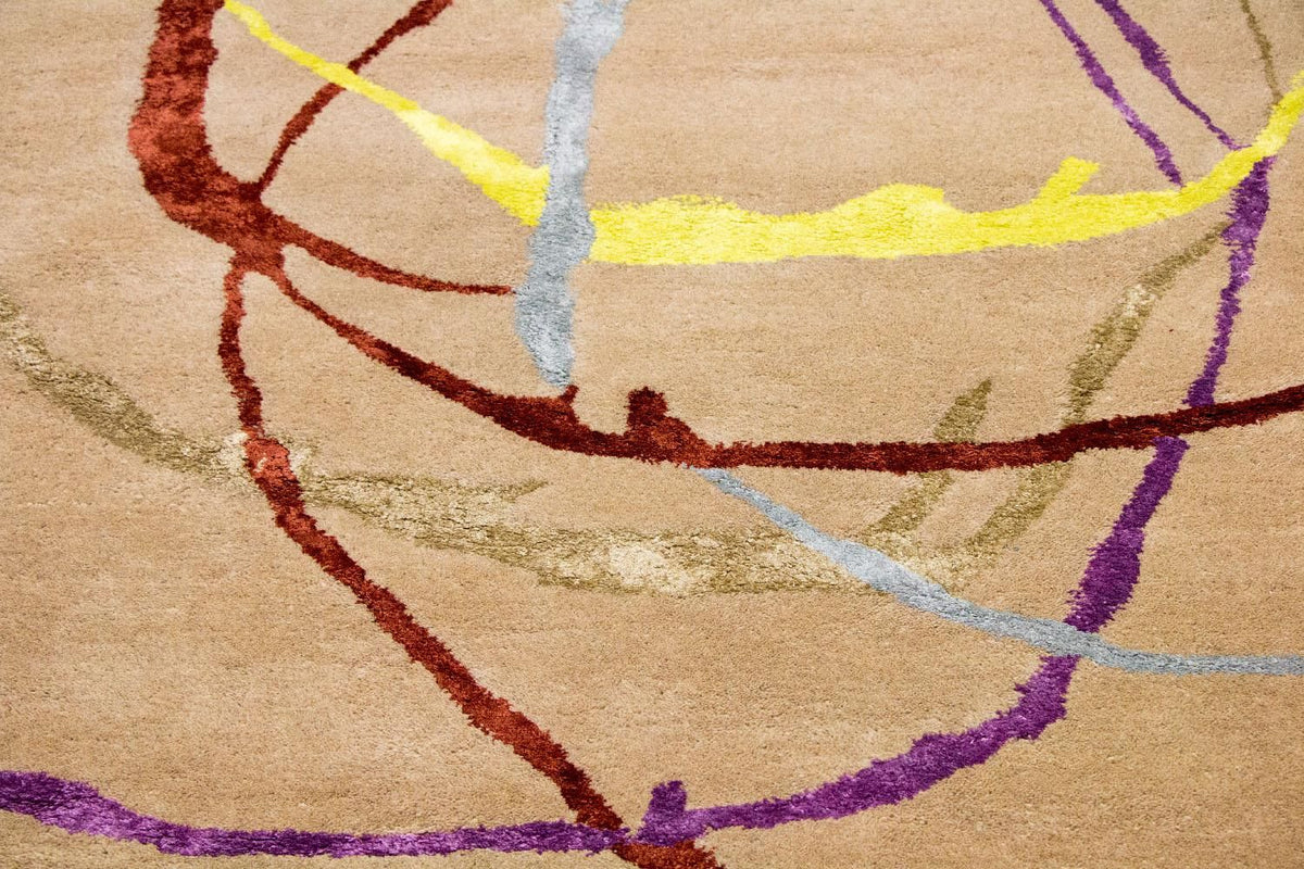 Designer tapijt - 246 x 152 cm - beige