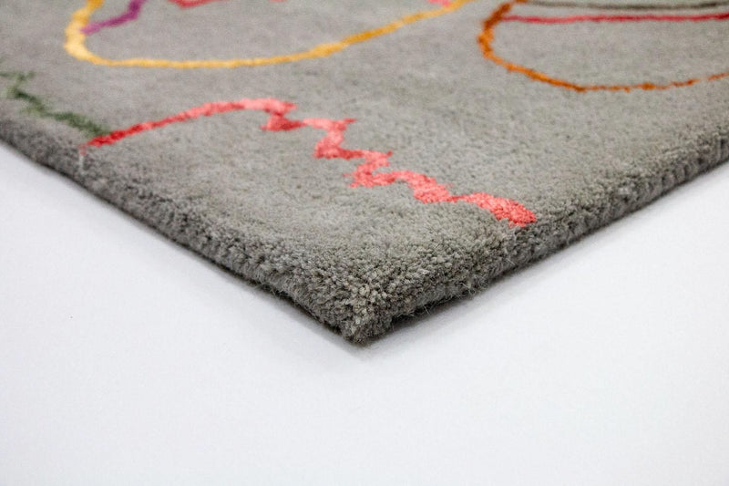 Designer tapijt - 241 x 153 cm - veelkleurig