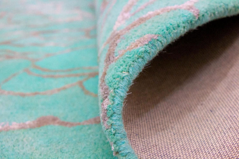 Designer tapijt - 244 x 153 cm - turkoois