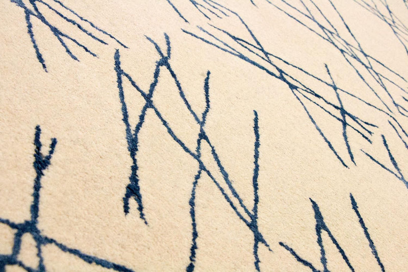 Designer tapijt - 197 x 138 cm - beige