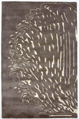 Designer tapijt - 241 x 153 cm - bruin